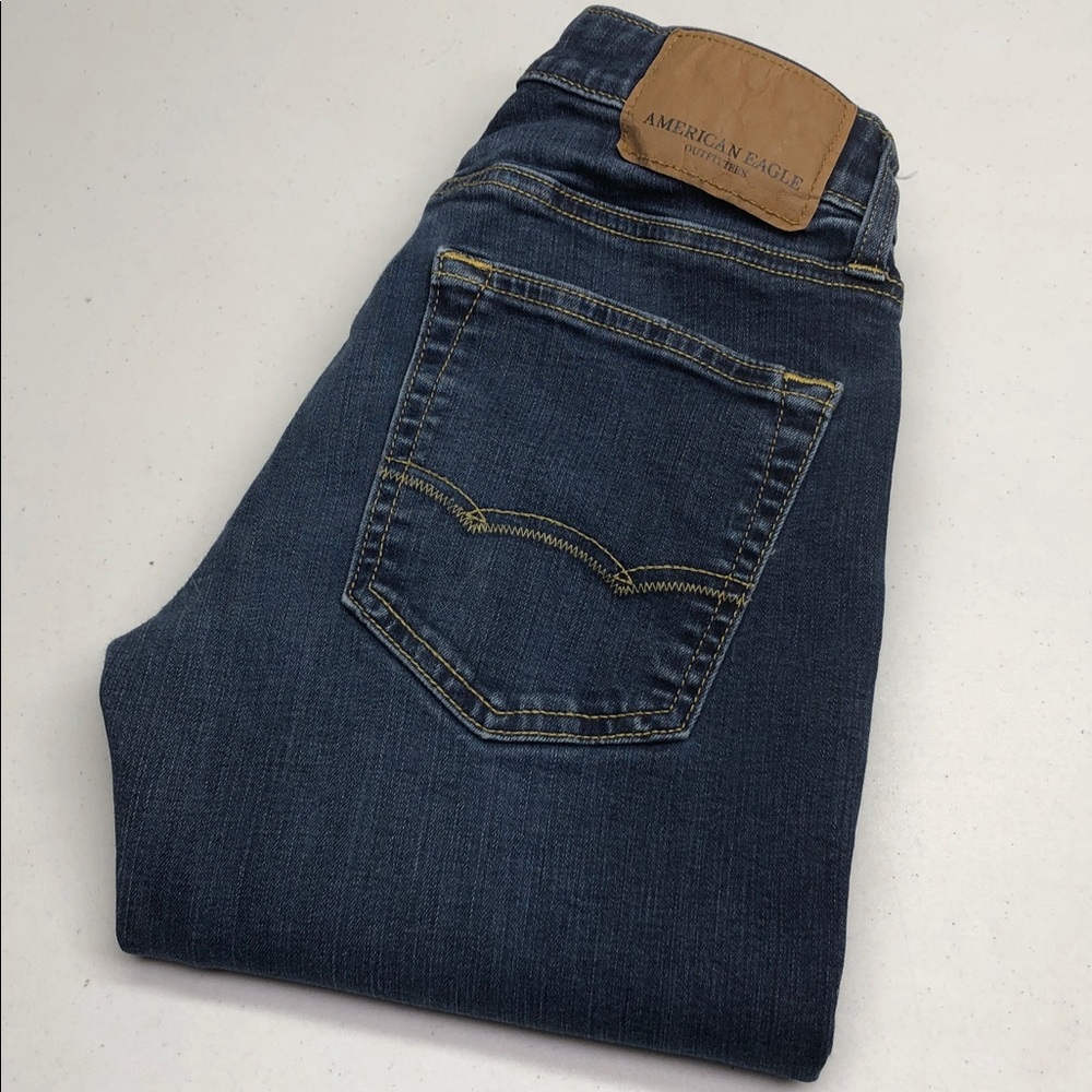 MENS AMERICAN EAGLE SLIM STRAIGHT JEANS 28x28 ⭐️